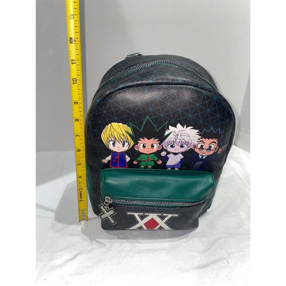 Hunter x‎ Hunter Chibi Characters Mini Backpack Green Black Anime Bag